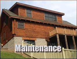  Afton, Virginia Log Home Maintenance