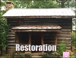 Historic Log Cabin Restoration  Afton, Virginia